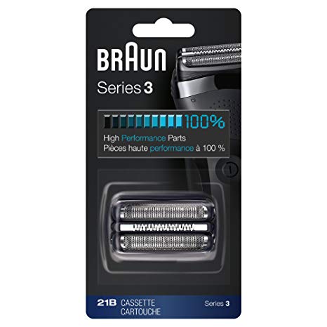 Braun 21B Shaver Replacement Part, Black, Compatible with Models 300s and 310s