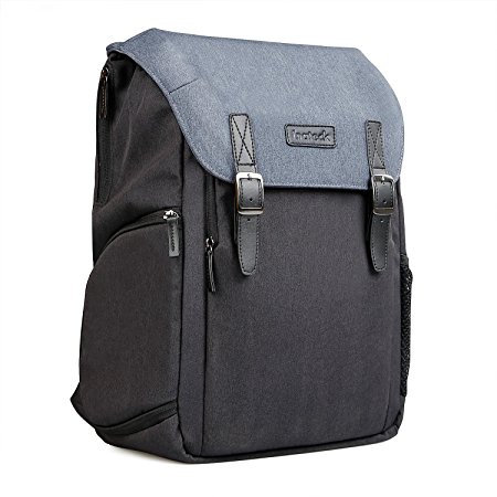 Inateck Dual Layer Camera Backpack with Laptop Compartment , Accessory Storage Room, Rain Cover , Adjustable Lens Compartment for SLR and DSLR Cameras