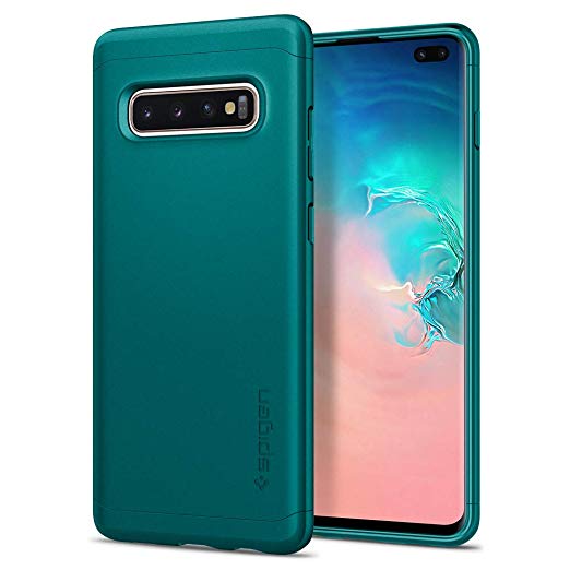 Spigen Thin Fit Classic Designed for Samsung Galaxy S10 Case (2019) - Green