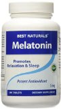 Melatonin 5mg 180 Tabs -- Maximum Strength -- Fast Dissolved for early effectiveness -- All Naturals Sleep Aid Supplement -- Manufactured in a USA Based GMP Certified Facility and Third Party Tested for Purity Guaranteed