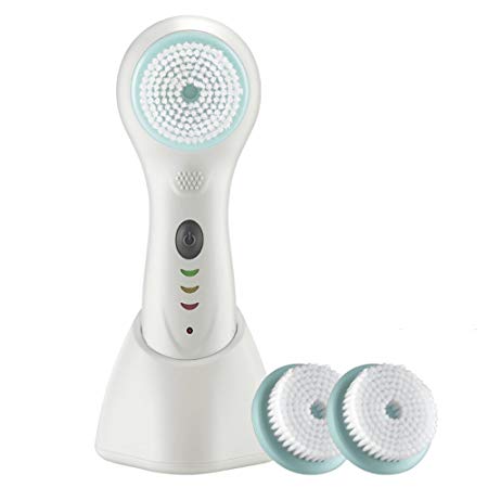 True Glow By Conair Sonic Facial Brush, White