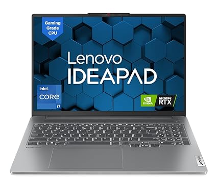 Lenovo IdeaPad Pro 5 Intel Core i7 13700H 16 Inch (40.6cm) 2.5K IPS 350Nits 120Hz Laptop (16GB/1TB SSD/NVDIA RTX 3050/Win 11/MSOffice/Backlit/FHD Camera/Alexa/3 month Game Pass/Grey/1.95Kg),83AQ005SIN