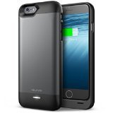 iPhone 6s Battery Case MFI Certified i-Blason Apple iPhone 6 47 Inch External Battery Case Charger MicroUSB Lightning Connector BlackGray
