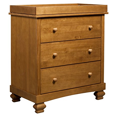 DaVinci Clover 3-Drawer Changer Dresser, Chestnut