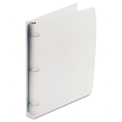 Wilson Jones Translucent Poly Binder, 1 Inch Capacity, 8.5 x 11 Inch Sheet Size, Clear (A7040755)