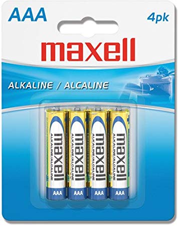 MAXELL 723841 AAA Battery 4-pk