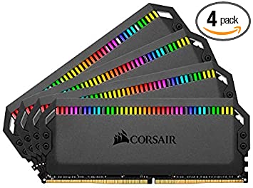 Corsair Dominator Platinum RGB 32GB DDR4 3600MHz Memory Module (32GB, 4x8GB, DDR4, 3600MHz, 288-pin DIMM)