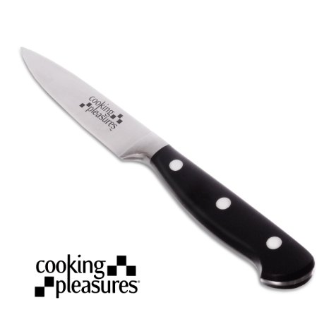 Cooking Pleasures Stainless Steel Paring Knife Ultra Sharp Lightweight 4 inch