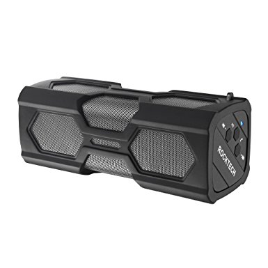 [Waterproof Outdoor Speakers], Wireless Speakers, Bluetooth Speaker 4.0 with 2 X 3W Stereo Speakers, 3600mah Rechargeable Battery, Microphone, Ipx4 Splash- Proof