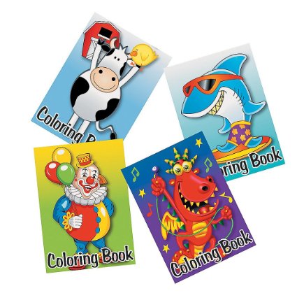 OTC - 12-pack of Kids Coloring Books 5 x 7 - Great Party Favors