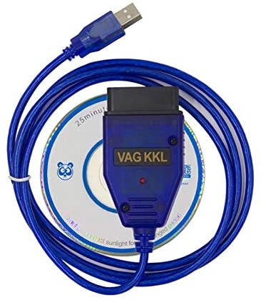Washinglee OBD2 Diagnostic Cable for VW, Audi, Skoda and Seat, Car ECU Scanner USB Cable Support VAG KKL 409