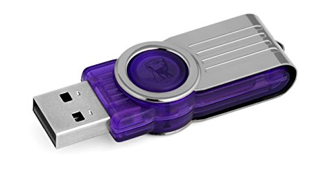 Kingston Digital 32GB DataTraveler 101 G2 USB 2.0 Drive - Purple (DT101G2/32GBZ)