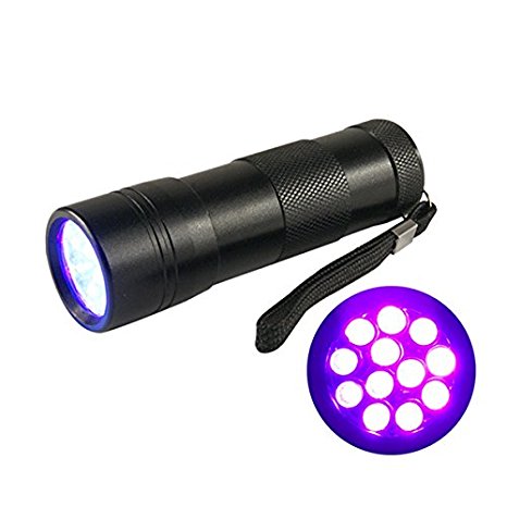 Mighty Max UV Flashlight BlackLight (12 LED)