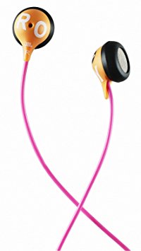 ROXY by JBL Reference 230 Earbud Headphone - Orange/Pink (Discontinued by Manufacturer)