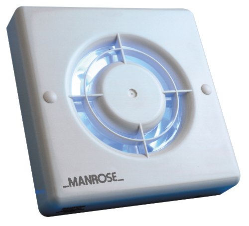 Manrose 4-inch Pull Cord Bathroom Extractor Fan