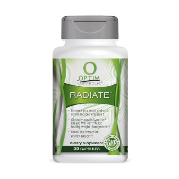 Clinically Proven Ingredients for Advanced Appetite Suppressant and Weight Management, Radiate (30 caps)