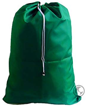 Laundry Bags Extra Large Heavy Duty, Drawstring, Color: Green, Size: 30x45