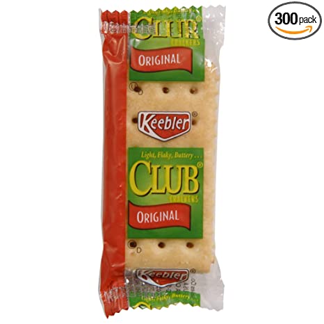 Club Crackers 2-Count, -Ounce Packages (Pack of 300)