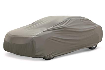 AmazonBasics Premium Waterproof Car Cover, for Cars up to 180 Inch, Mid-Size Sedan