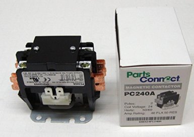 Packard C240A Packard Contactor 2 Pole 40 Amps 24 Coil Voltage