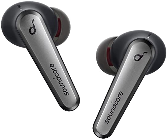 Anker Soundcore Liberty Air 2 Pro Auriculares Inalámbricos Bluetooth 5.0, Cancelación de Ruido Activa Dirigida, PureNote Tecnología, 6 Micrófonos, 26 h de Reproducción, Hear ID, Carga inalámbrica