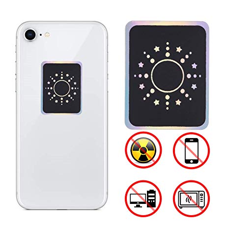 Anti Radiation Protection Sticker EMF Protection Blocker for Phones/Laptop/Electronic Devices,Protect Your Family from Radiation 1.6×1.2 inches