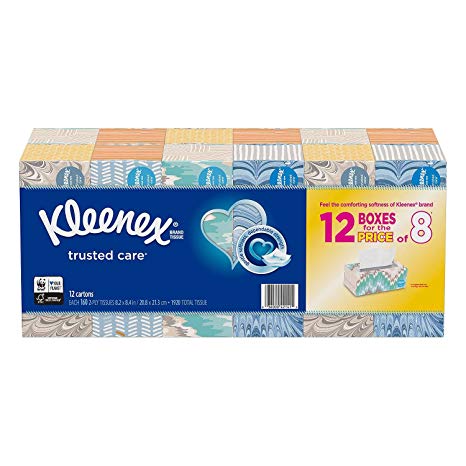 Kleenex Facial Tissue (12 Pack, 160 tissues)