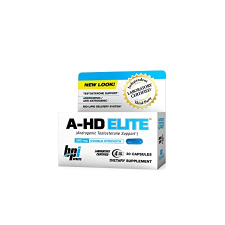 BPI A-HD Elite Nutrition Capsules, 500mg, 30 Count