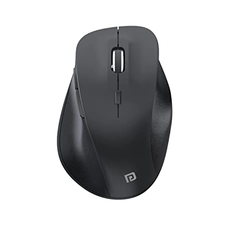 Portronics Toad 24 Wireless Optical Mouse with 2.4 GHz Wireless Technology, Optical Orientation, Adjustable DPI, Click Wheel, USB Nano Dongle(Black)