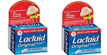 Lactaid, Originals, 120 ZhrUck Count (Pack of 2)