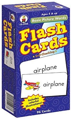 Basic Picture Words Flash Cards, Ages 5 - 7