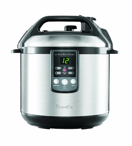 Breville BREBPR600XL Fast Slow Cooker Electric Pressure Cooker Plus Slow Cooker