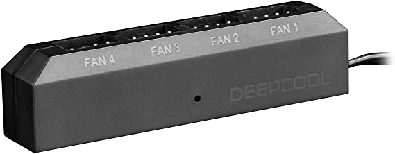 DeepCool Fan Hub Control 4PWM Fan Speed Supports Fan with 3Pin/4Pin Cooling FH-04