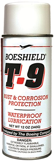 BOESHIELD T-9 Rust & Corrosion Protection/Inhibitor and Waterproof Lubrication, 12 oz.