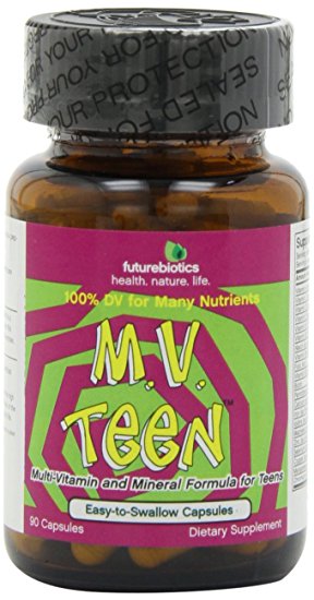 Futurebiotics M.V (Multivitamin) Teen, 90 Vegetarian Capsules