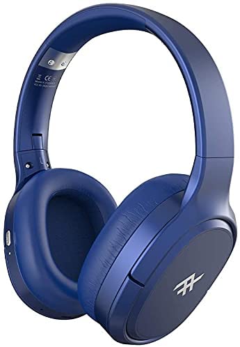 iFrogz - Airtime Vibe Wireless on Ear Headphones with Active Noise-canceling Technology - Retail Packaging - Blue