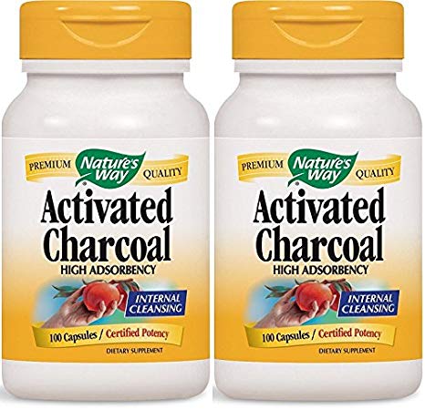 Nature's Way Charcoal Activated Caps, 100 ct (200)
