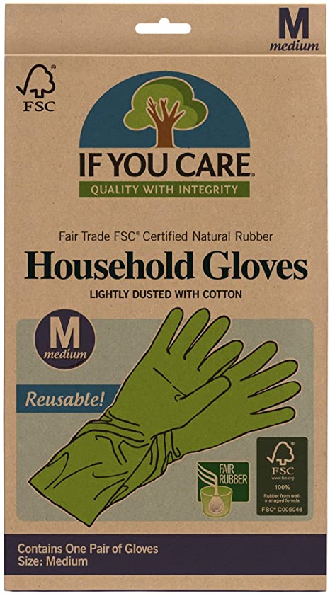 If You Care Fsc Certified Latex Medium Gloves, 1 Count