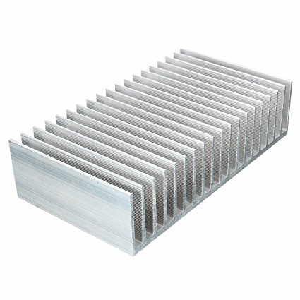 Cooling Module, ELEGIANT 7.1x3.9x1.8inch Aluminum Heat Sink Heatsink Cooler Fin for High Power LED Amplifier Transistor