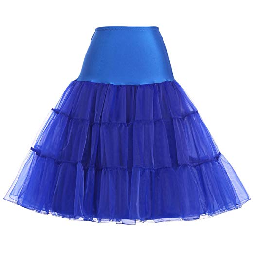 GRACE KARIN Women 50s Petticoat Skirts Tutu Crinoline Underskirt CL8922