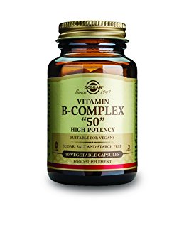 Solgar B-Complex Vegetable Capsules, 50 Count