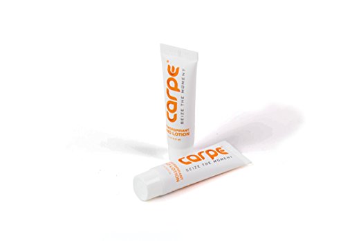 Carpe Antiperspirant Hand Lotion, 2 Travel Size Tubes, Convenient and On-the-Go, Great for hyperhidrosis, Dermatologist-Recommended