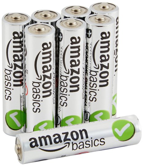 AmazonBasics AAA Performance Alkaline Batteries (8-Pack)