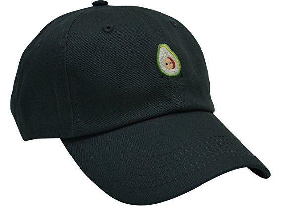 AVOCADO Cotton Embroidery Adjustable Baseball Cap Hat from Skyed Apparel (Multiple Colors)