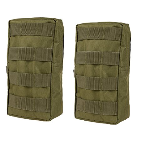 MOLLE Pouches - Compact Multi-purpose Water-resistant Tactical EDC Utility Gadget Gear Hanging Waist Bags