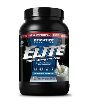 Dymatize Nutrition Elite Whey Shake, Gourmet Vanilla, 2 Pound