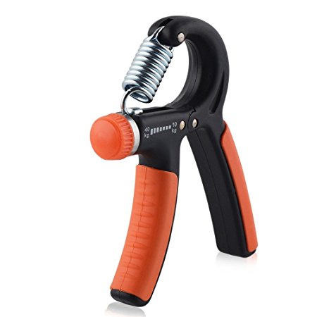 Kootek Hand Grip Strengthener Strength Trainer Adjustable Resistance 22-88 Lbs Hand Exerciser Non-slip Gripper for Athletes Pianists Kids