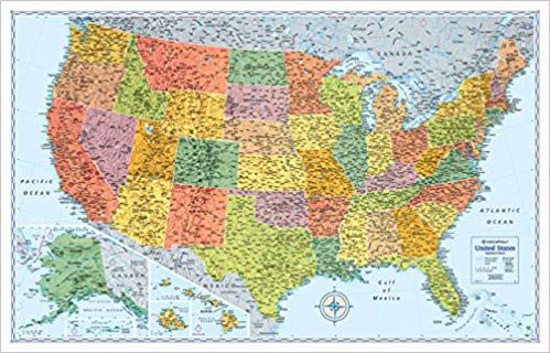 Rand McNally Signature United States Wall Map