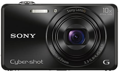 Sony DSCWX220/B 18.2 MP Digital Camera with 2.7-Inch LCD (Black)