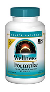 Source Naturals Wellness Formula Bio-Aligned Vitamins & Herbal Defense - Immune System Support Supplement & Immunity Booster - 90 Tablets